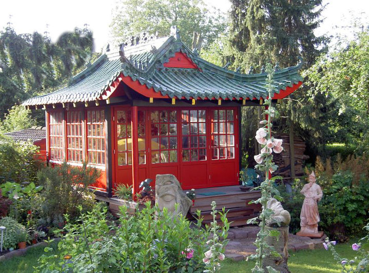 chinesische Dachziegel